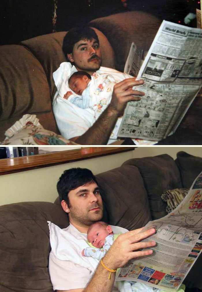 50 Times People Absolutely Nailed Their Family Photo Recreations 50 Times People Absolutely Nailed Their Family Photo Recreations