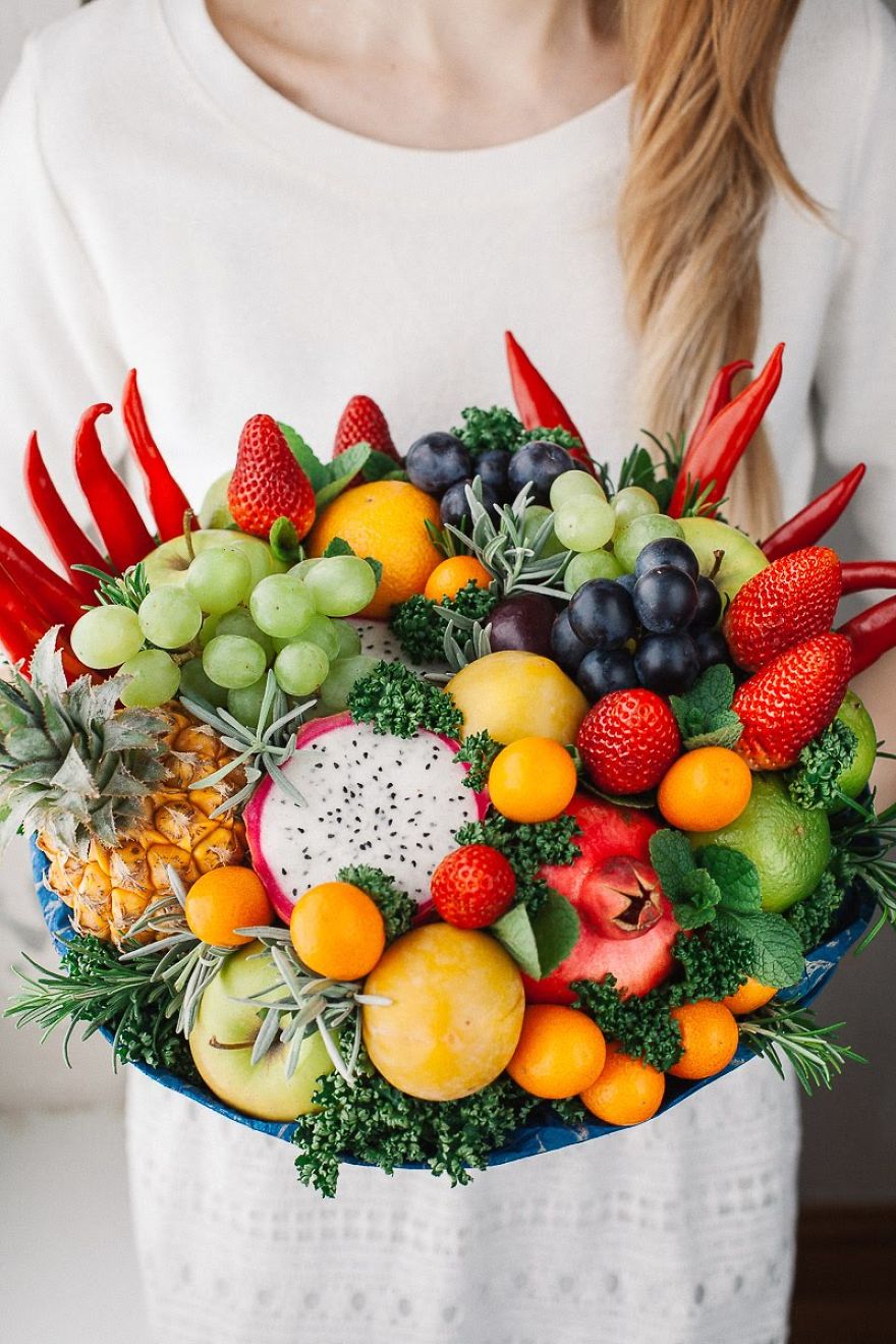 I Create One Of A Kind Bouquets That You Can Eat