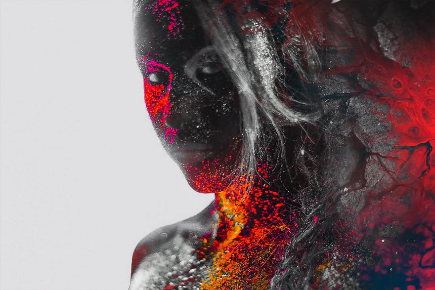 I Create Digital Artwork Using A Technique Called &#8220;Double Exposure&#8221; To Cope With Trauma In My Life