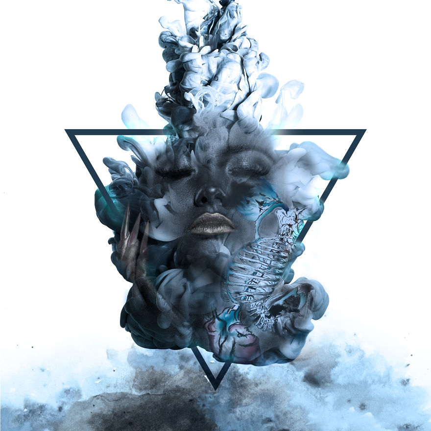 I Create Digital Artwork Using A Technique Called &#8220;Double Exposure&#8221; To Cope With Trauma In My Life