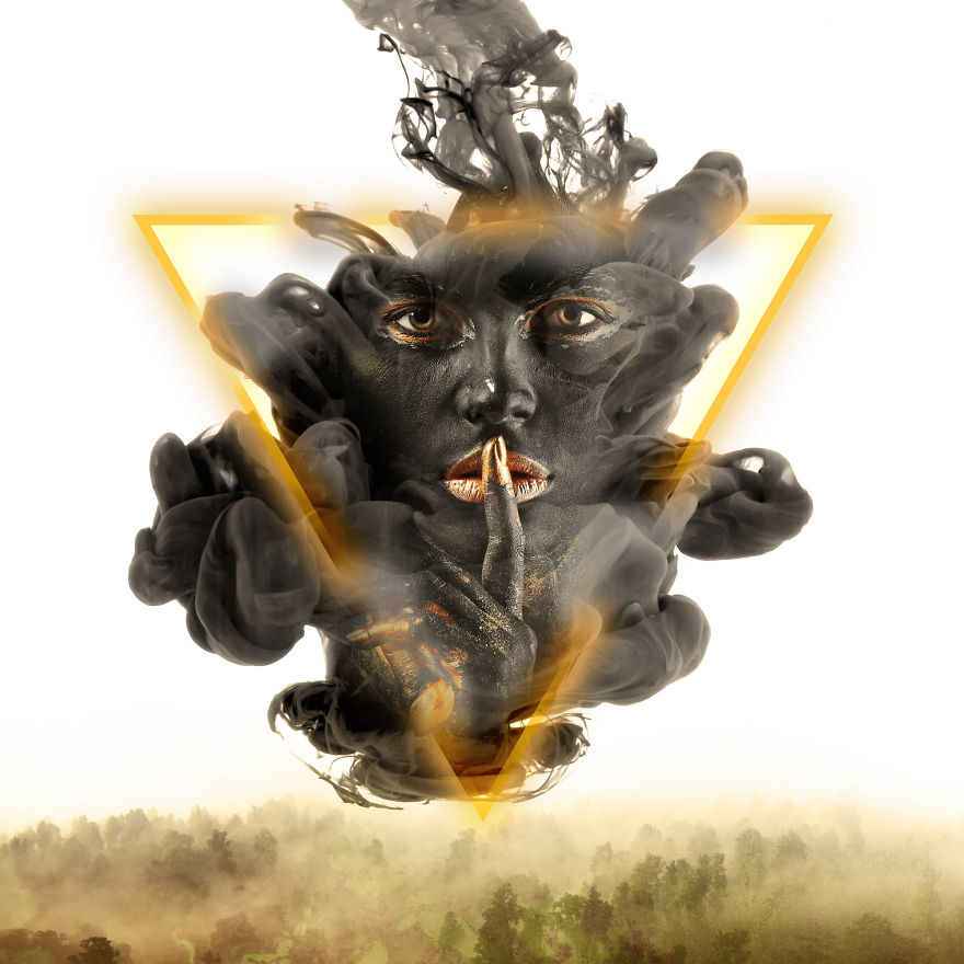 I Create Digital Artwork Using A Technique Called &#8220;Double Exposure&#8221; To Cope With Trauma In My Life