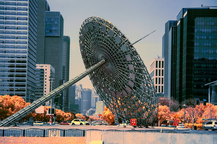I Traveled To Shanghai And Took Some Infrared Images Of The Skyline I Traveled To Shanghai And Took Some Infrared Images Of The Skyline