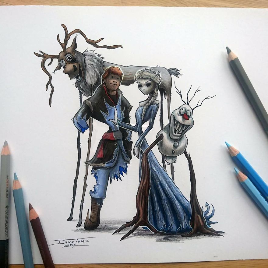 Artist Creepyfies 31 Of Your Favorite Cartoon Characters And They Will Give You Chills Artist Creepyfies 31 Of Your Favorite Cartoon Characters And They Will Give You Chills