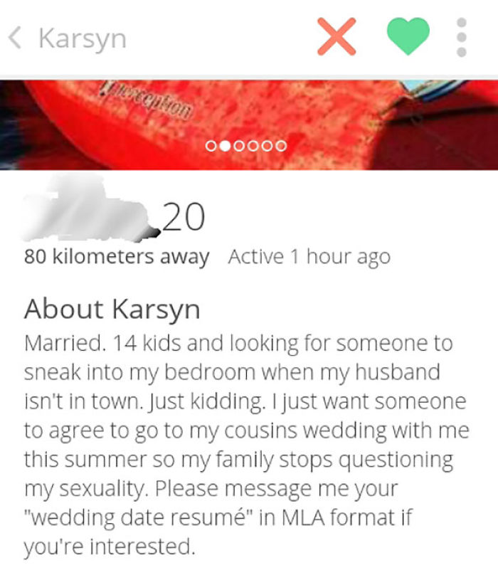 56 Funny Profile Descriptions That Win The Swipe-right Game 56 Funny Profile Descriptions That Win The Swipe-right Game