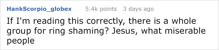 Woman Finds A Ring In Her Boyfriend&#8217;s Nightstand, Posts It To A Ring-Shaming Group