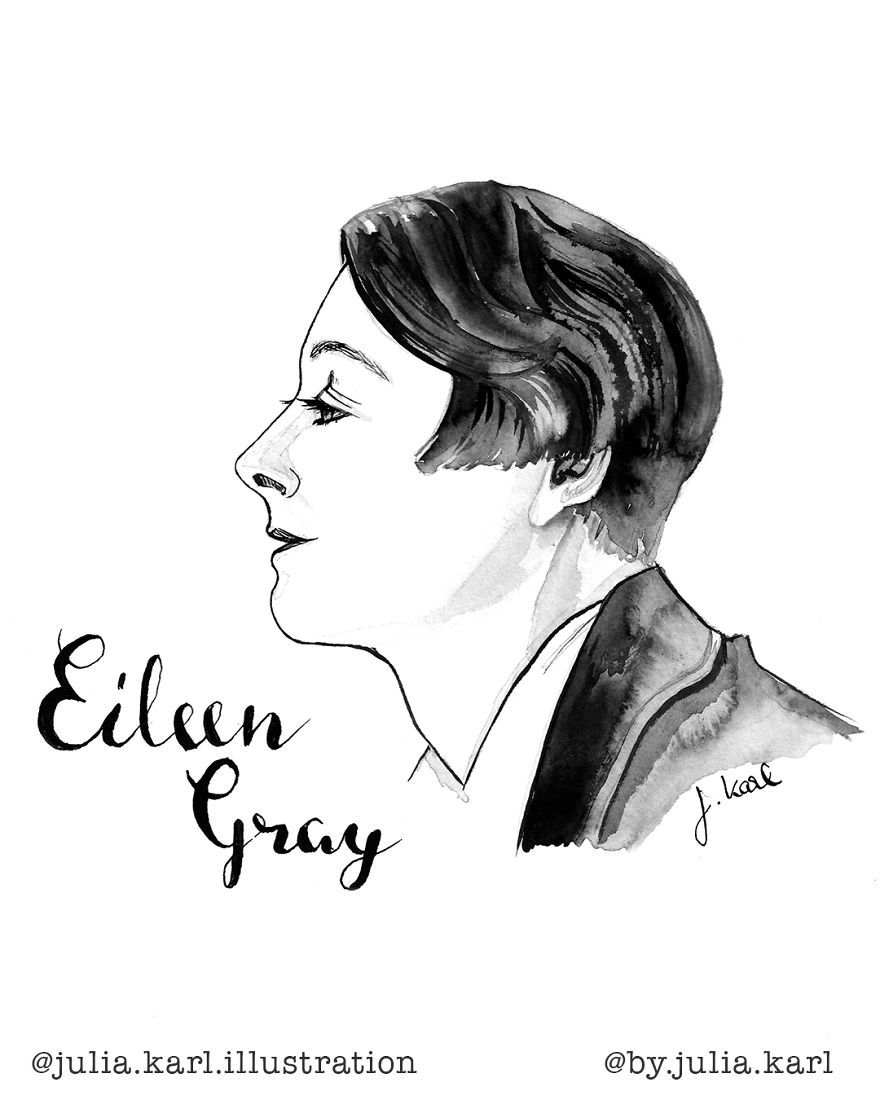 I Challenged Myself To Draw 31 Portraits Of Strong Female Role Models For This Year&#8217;s Inktober