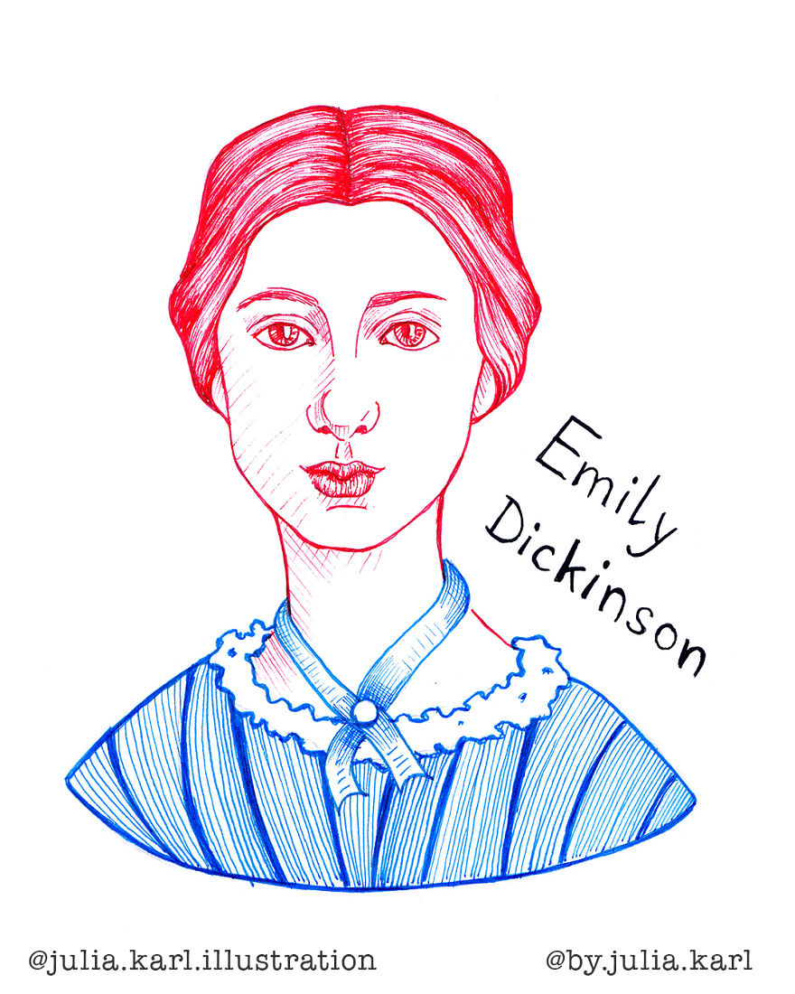 I Challenged Myself To Draw 31 Portraits Of Strong Female Role Models For This Year&#8217;s Inktober