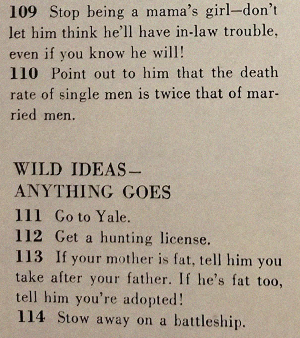 This ‘129 Ways to Get a Husband’ Article From 1958 Shows How Much The World Has Changed This ‘129 Ways to Get a Husband’ Article From 1958 Shows How Much The World Has Changed