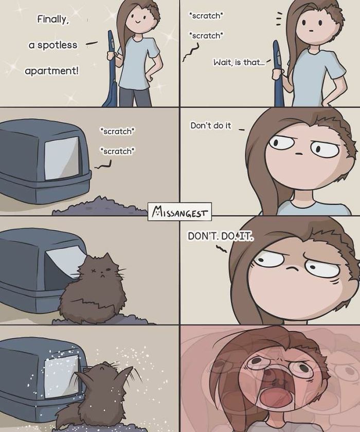12 Funny Comics Reveal The Reality Of Owning A Cat 12 Funny Comics Reveal The Reality Of Owning A Cat