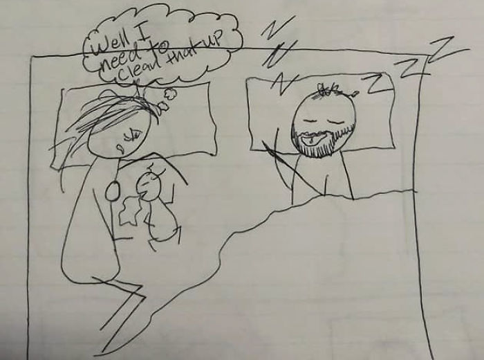 This Woman Drew A Comic To Explain To Her Husband Why She&#8217;s So Tired, And It Will Crack You Up