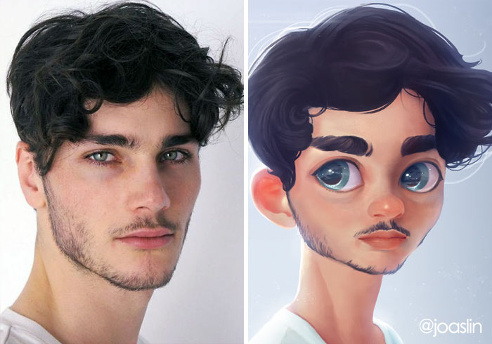 I Painted 26 People As Disney-Worthy Cartoon Characters, And Here’s The Result I Painted 26 People As Disney-Worthy Cartoon Characters, And Here’s The Result
