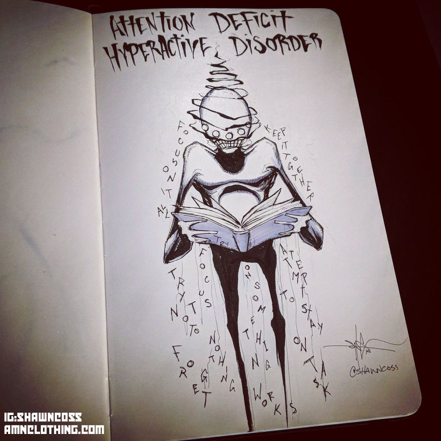 I Illustrated Mental Illness And Disorders To Fight The Stigma Associated With Them (New Pics) I Illustrated Mental Illness And Disorders To Fight The Stigma Associated With Them (New Pics)