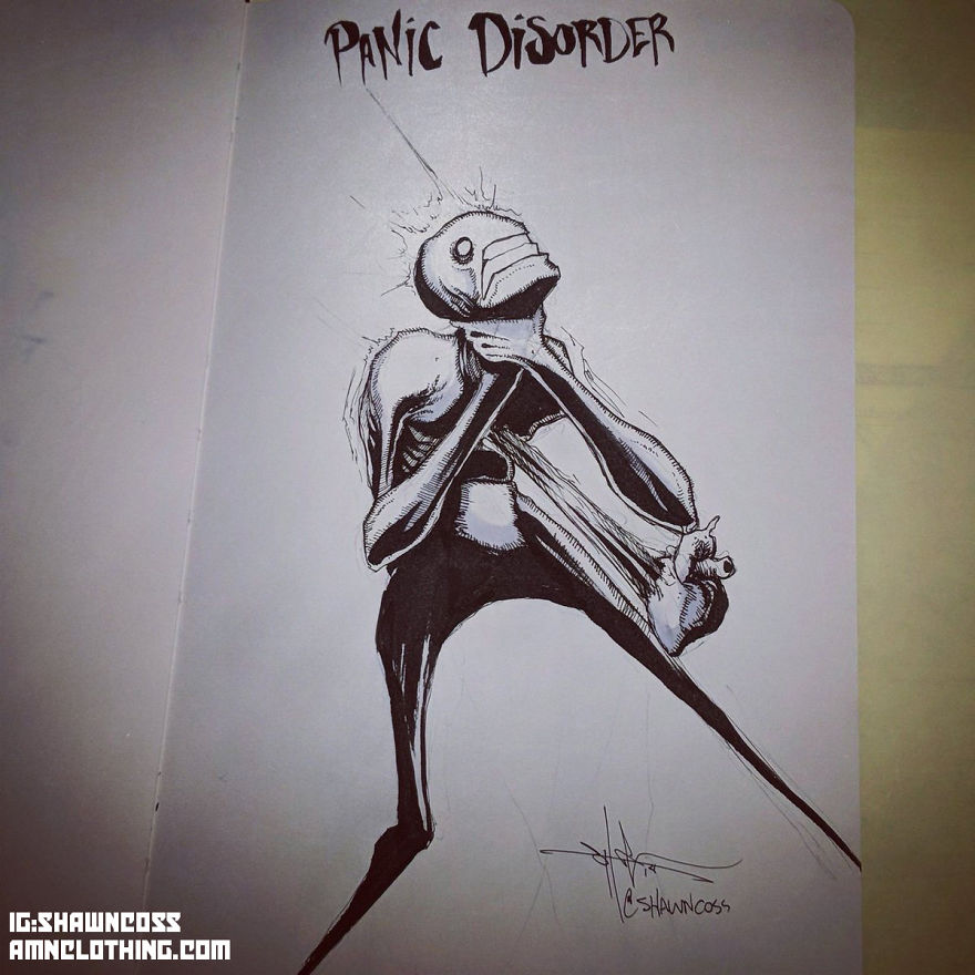 I Illustrated Mental Illness And Disorders To Fight The Stigma Associated With Them (New Pics) I Illustrated Mental Illness And Disorders To Fight The Stigma Associated With Them (New Pics)