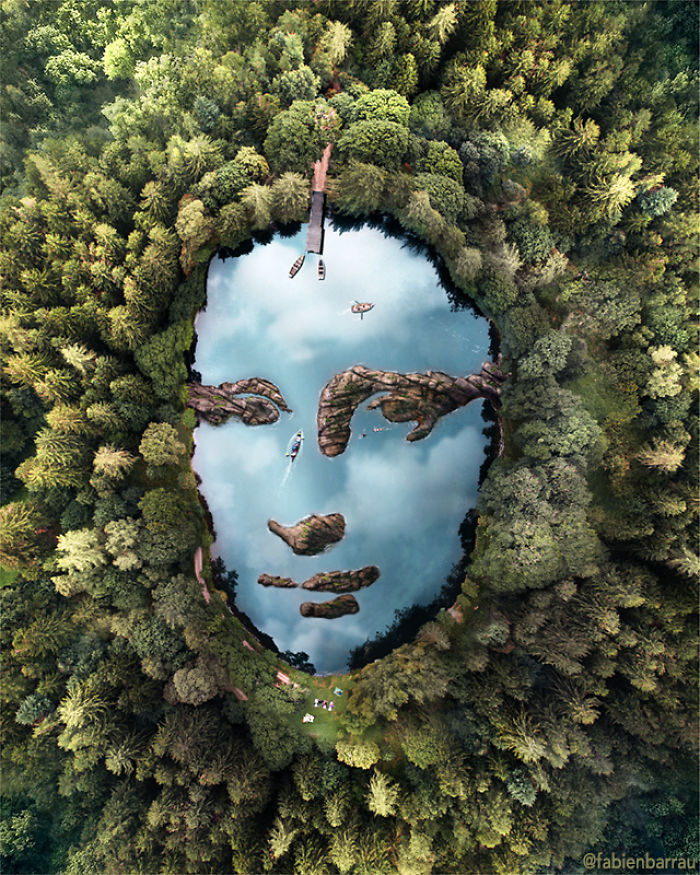 Artist Inspired By Pareidolia Adds Faces Where They Don&#8217;t Occur Naturally