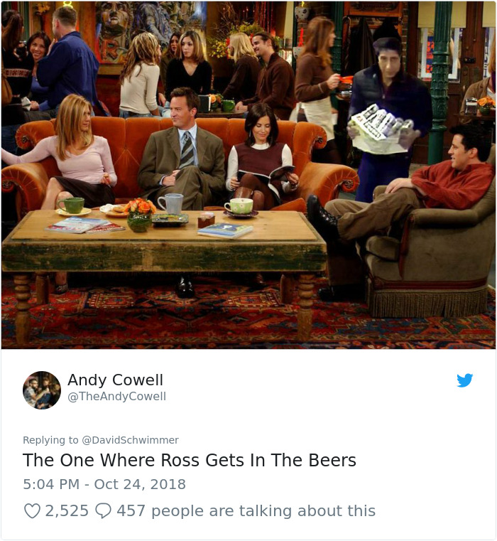 People Can’t Stop Laughing At David Schwimmer’s Response To Being Accused Of Stealing A Pack Of Beer People Can’t Stop Laughing At David Schwimmer’s Response To Being Accused Of Stealing A Pack Of Beer