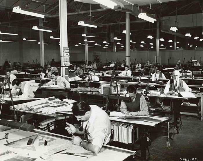 19 Amazing Vintage Photos That Show How People Worked Before AutoCAD