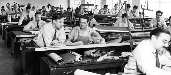 19 Amazing Vintage Photos That Show How People Worked Before AutoCAD