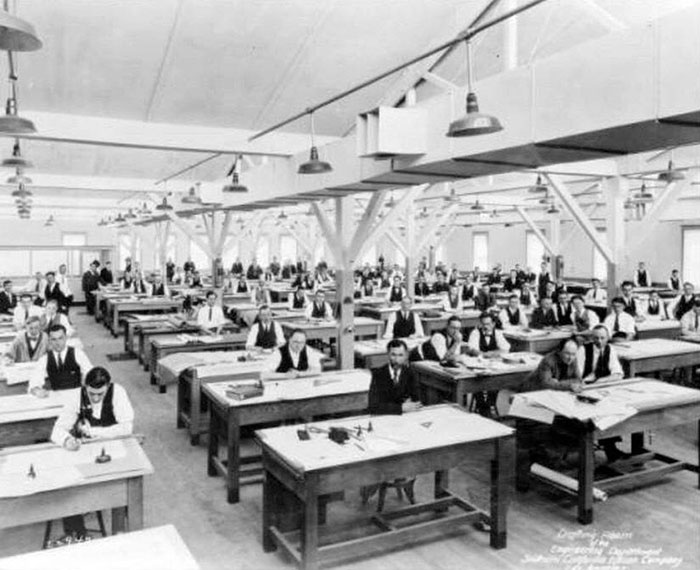 19 Amazing Vintage Photos That Show How People Worked Before AutoCAD