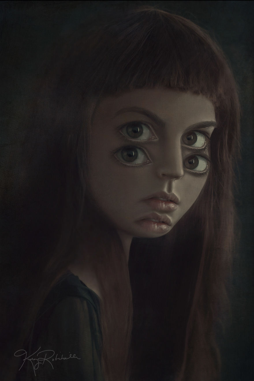 I Create Frail Emotional Characters  As Therapy To Overcome Negativity