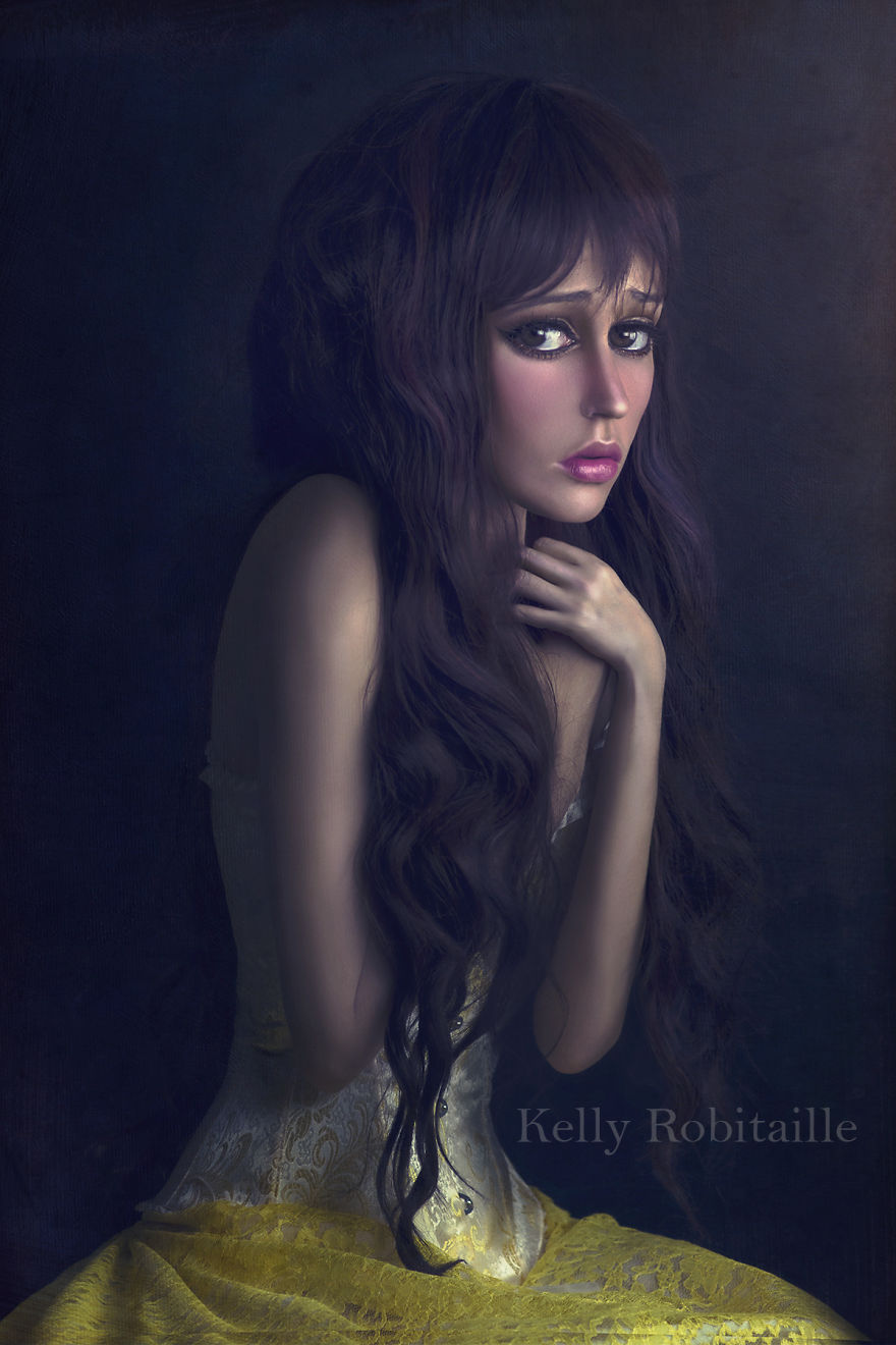 I Create Frail Emotional Characters  As Therapy To Overcome Negativity