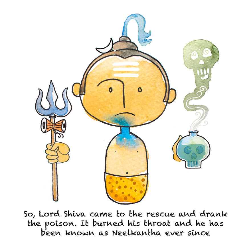 We Created A Series Of Fairytales About Indian Mythology For Our Baby, And This Is One Of Them