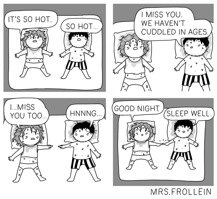 Illustrator Documents Her Daily Struggles And Life With Her Boyfriend In 59 Adorable Comics
