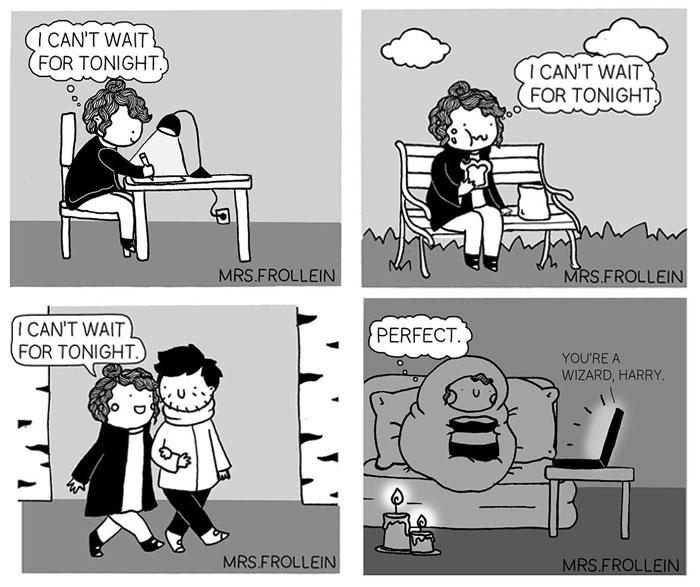 Illustrator Documents Her Daily Struggles And Life With Her Boyfriend In 59 Adorable Comics