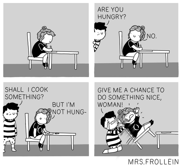Illustrator Documents Her Daily Struggles And Life With Her Boyfriend In 59 Adorable Comics