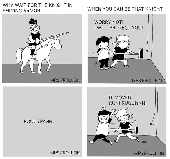 Illustrator Documents Her Daily Struggles And Life With Her Boyfriend In 59 Adorable Comics