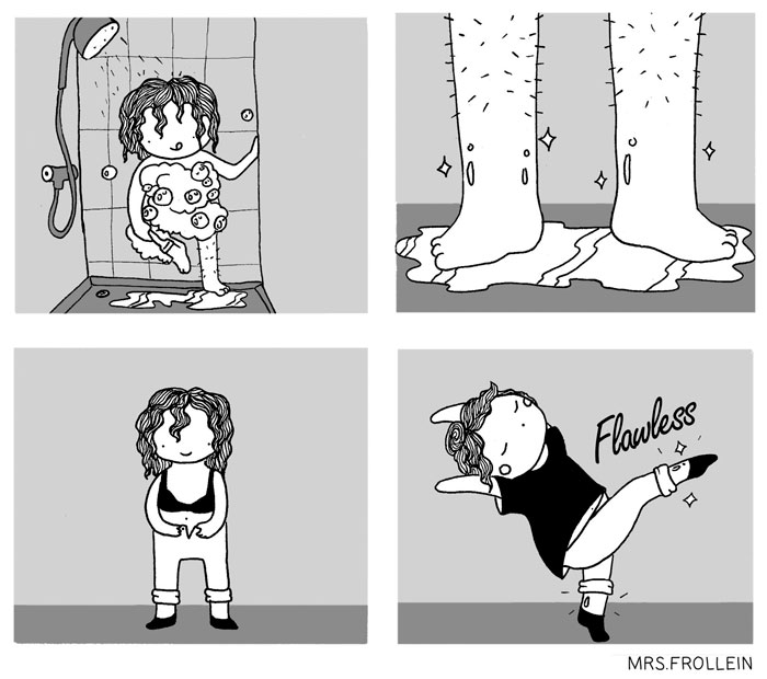Illustrator Documents Her Daily Struggles And Life With Her Boyfriend In 59 Adorable Comics