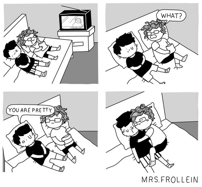 Illustrator Documents Her Daily Struggles And Life With Her Boyfriend In 59 Adorable Comics