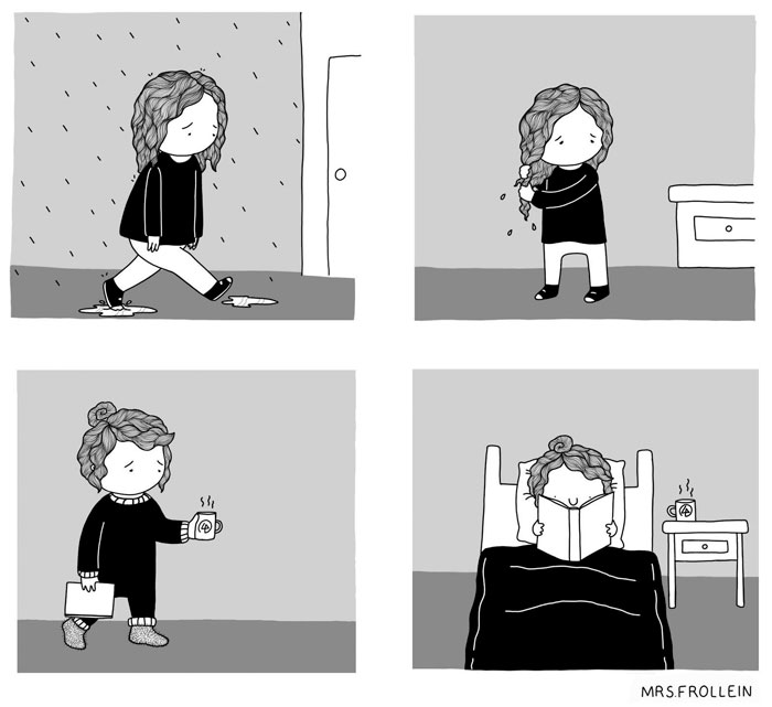 Illustrator Documents Her Daily Struggles And Life With Her Boyfriend In 59 Adorable Comics