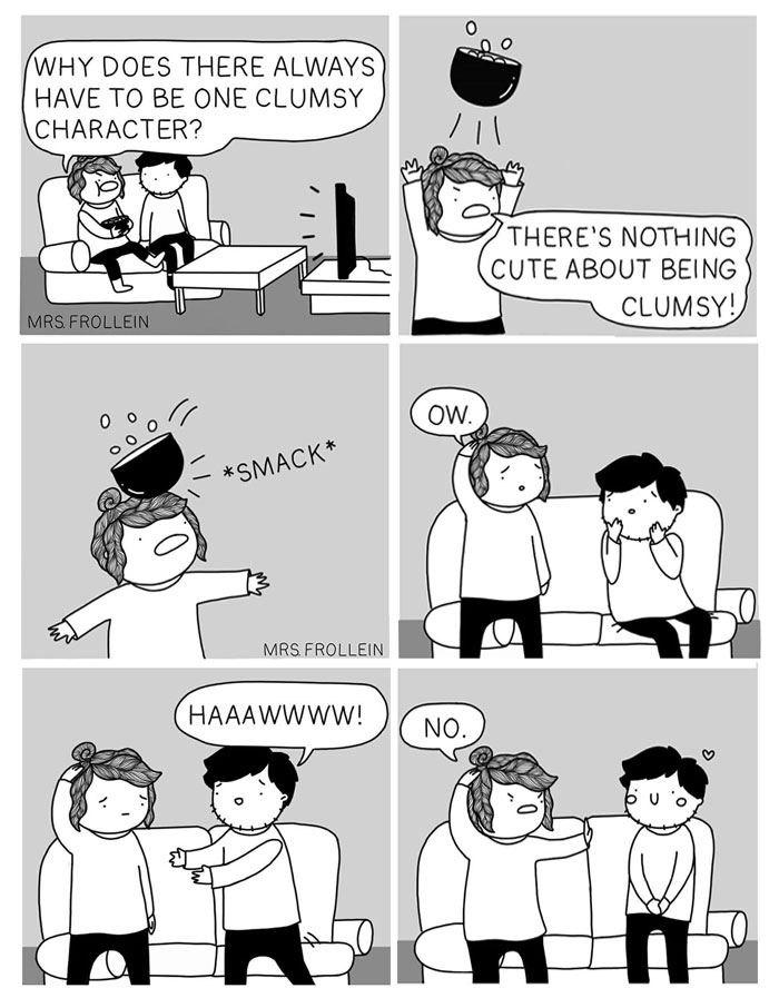 Illustrator Documents Her Daily Struggles And Life With Her Boyfriend In 59 Adorable Comics