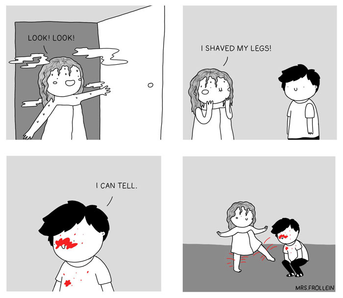 Illustrator Documents Her Daily Struggles And Life With Her Boyfriend In 59 Adorable Comics