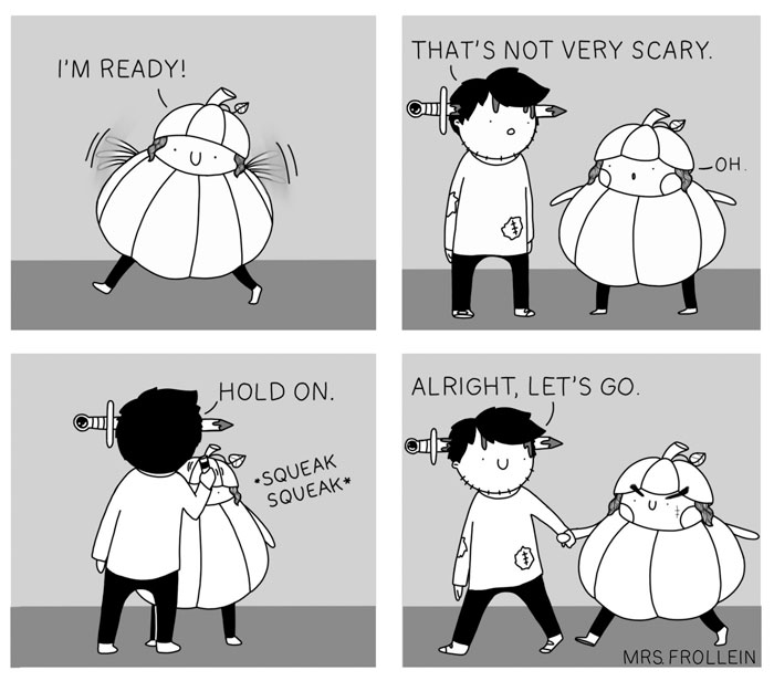 Illustrator Documents Her Daily Struggles And Life With Her Boyfriend In 59 Adorable Comics