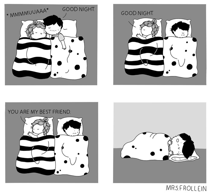 Illustrator Documents Her Daily Struggles And Life With Her Boyfriend In 59 Adorable Comics