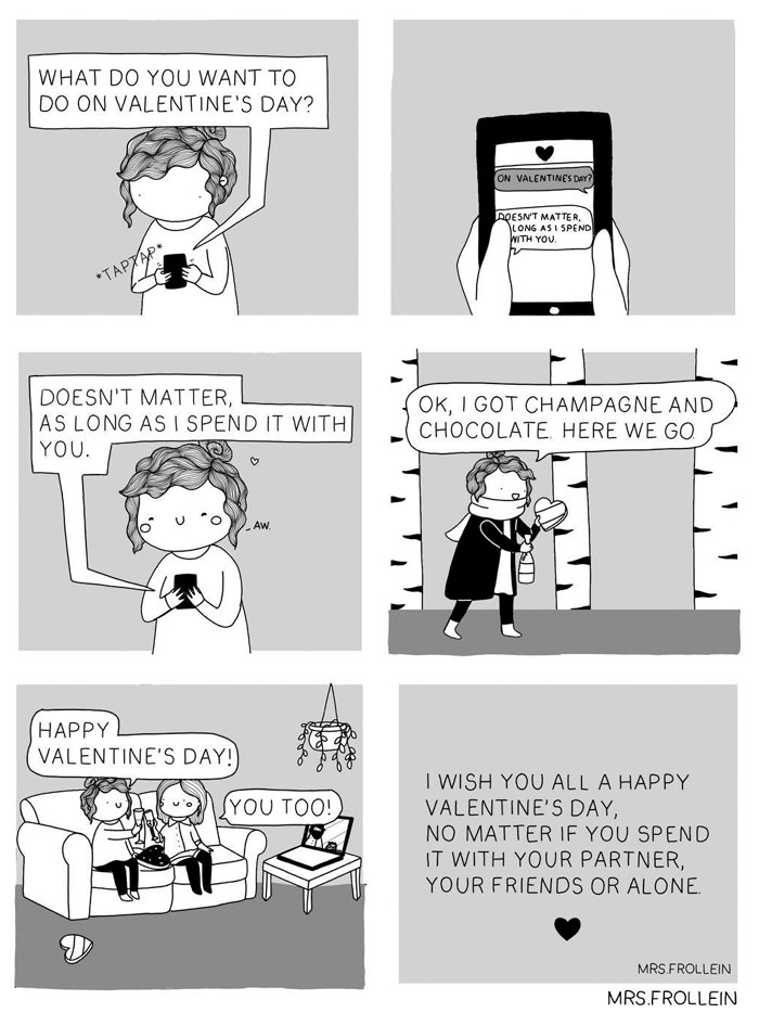 Illustrator Documents Her Daily Struggles And Life With Her Boyfriend In 59 Adorable Comics