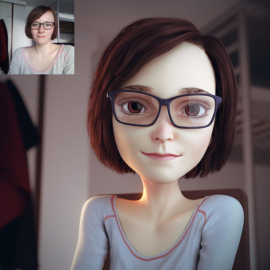 Artist Continues To Transform Strangers Into Pixar-Like Cartoons, And The Result Is Pretty Amazing Artist Continues To Transform Strangers Into Pixar-Like Cartoons, And The Result Is Pretty Amazing