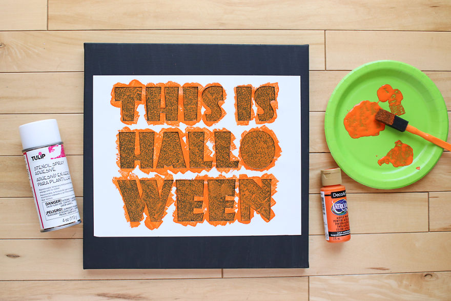 Jack Skellington Backlit Canvas Art