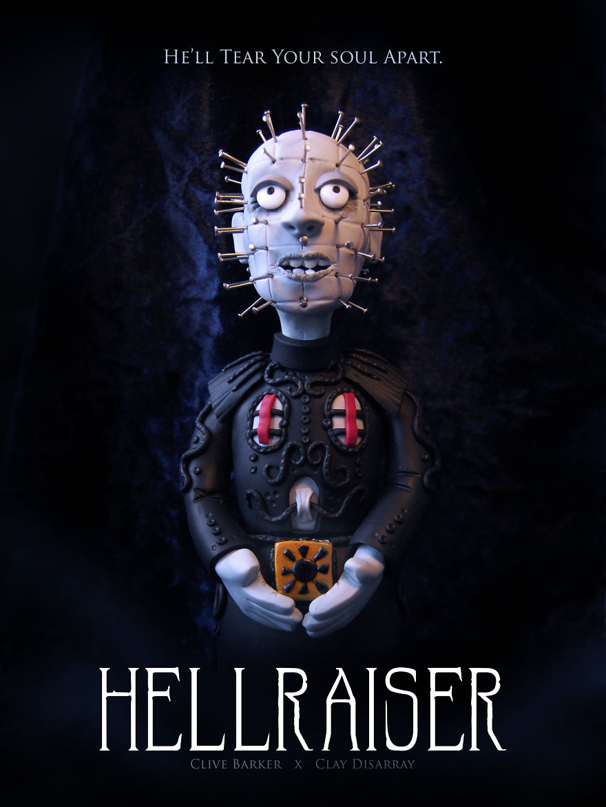 I Make Horror Movie Posters Out Of Polymer Clay I Make Horror Movie Posters Out Of Polymer Clay