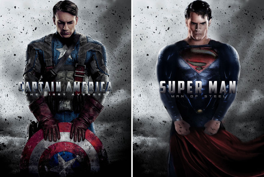 Dc And Marvel &#8211; Parallel Universe Of Posters