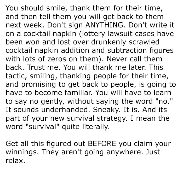 Guy Proves That Winning A Lottery Can Be a Curse Guy Proves That Winning A Lottery Can Be a Curse