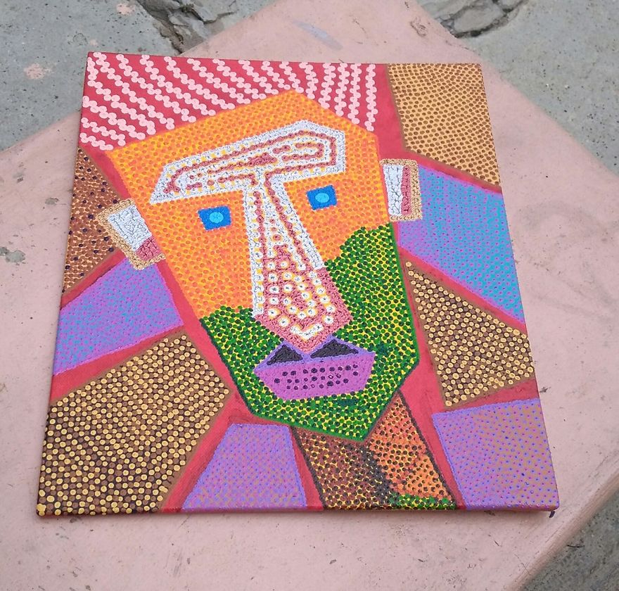 How I Colored My Cancer With Dot Paintings How I Colored My Cancer With Dot Paintings