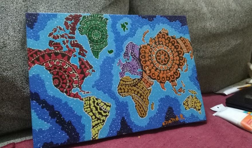 How I Colored My Cancer With Dot Paintings How I Colored My Cancer With Dot Paintings