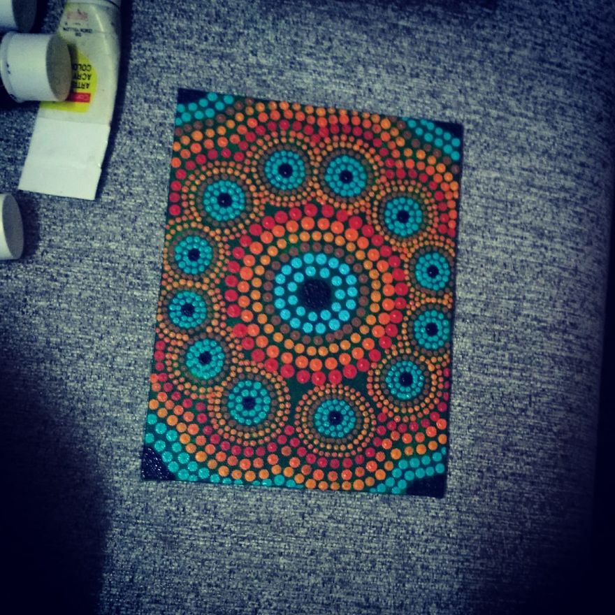 How I Colored My Cancer With Dot Paintings How I Colored My Cancer With Dot Paintings