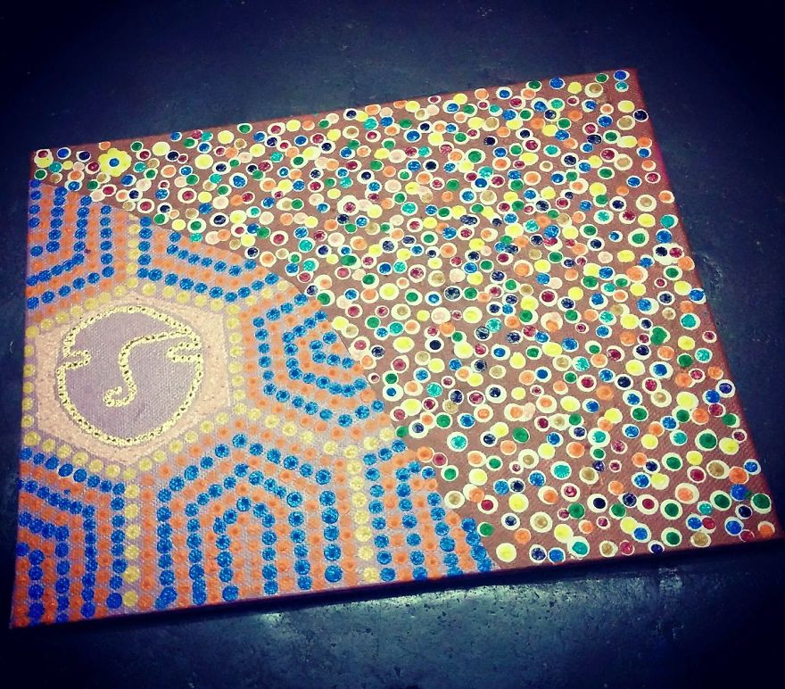 How I Colored My Cancer With Dot Paintings How I Colored My Cancer With Dot Paintings