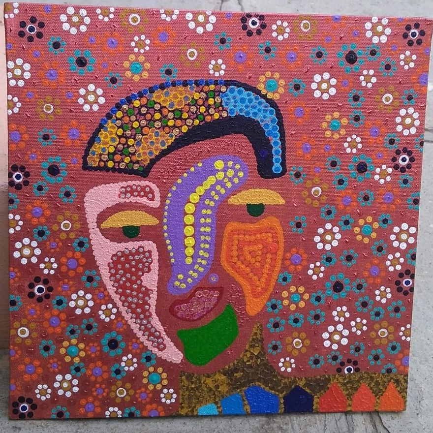 How I Colored My Cancer With Dot Paintings How I Colored My Cancer With Dot Paintings