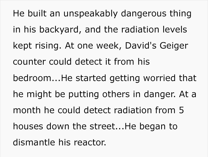 This 17 Y.O. Boy Scout Built A Nuclear Reactor In His Mom’s Backyard 20 Years Ago That Made The Neighborhood Radioactive This 17 Y.O. Boy Scout Built A Nuclear Reactor In His Mom’s Backyard 20 Years Ago That Made The Neighborhood Radioactive