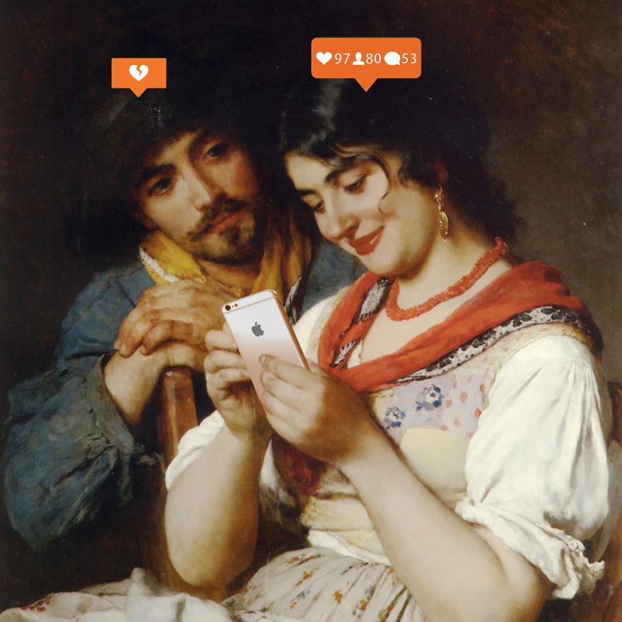 I Make Digital Mashups Of Classic Art Masterpieces With Modern Culture I Make Digital Mashups Of Classic Art Masterpieces With Modern Culture