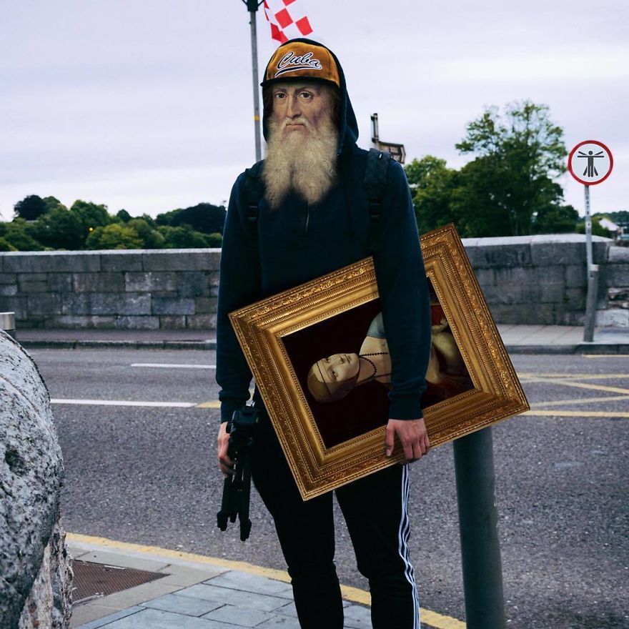 I Make Digital Mashups Of Classic Art Masterpieces With Modern Culture I Make Digital Mashups Of Classic Art Masterpieces With Modern Culture